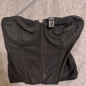 Forever 21 Black Corset Top